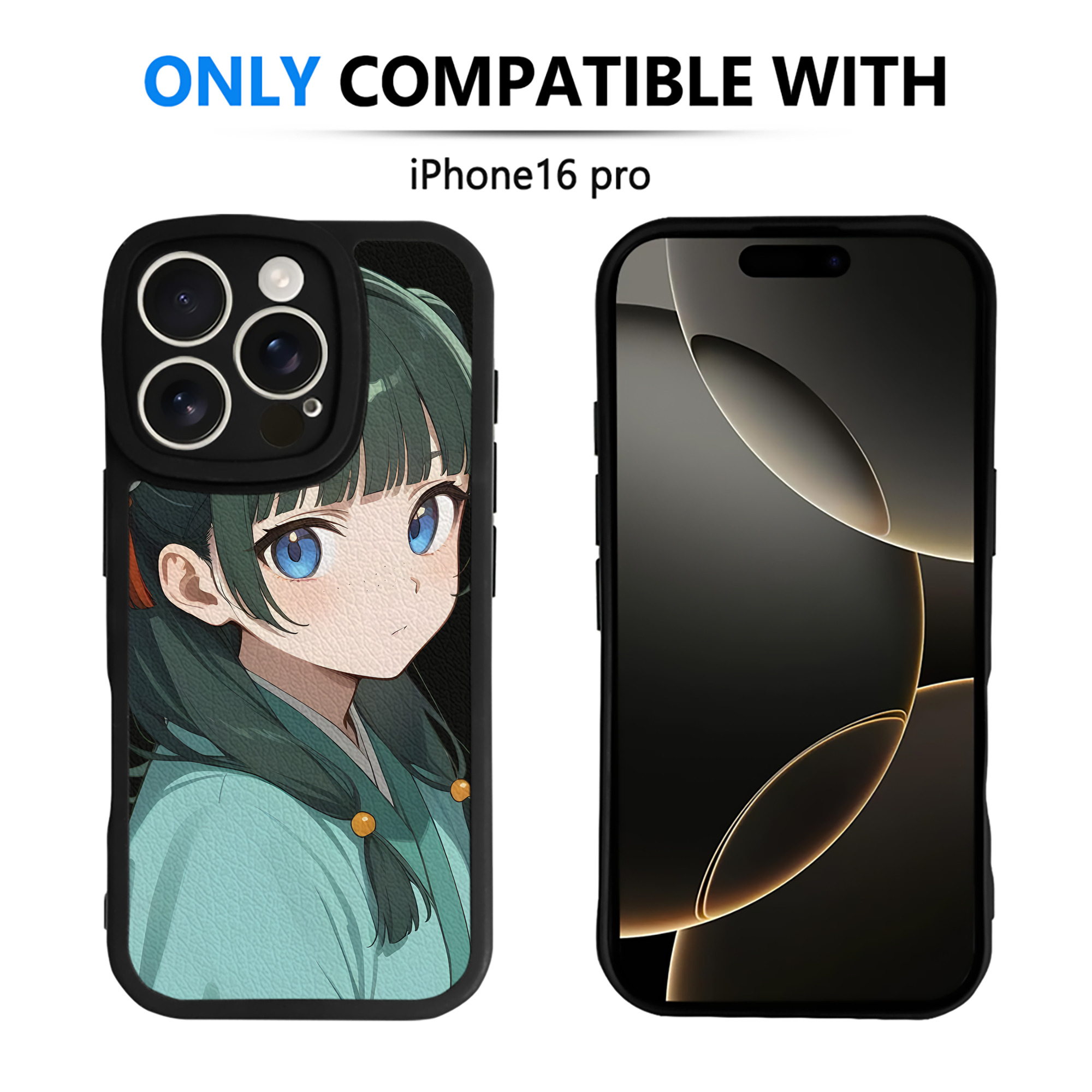 （画像用） 薬屋のひとりごと The Apothecary Diaries 【iPhone 16シリーズ対応】シリコンスマホケース（レザー調） 材質：シリコン